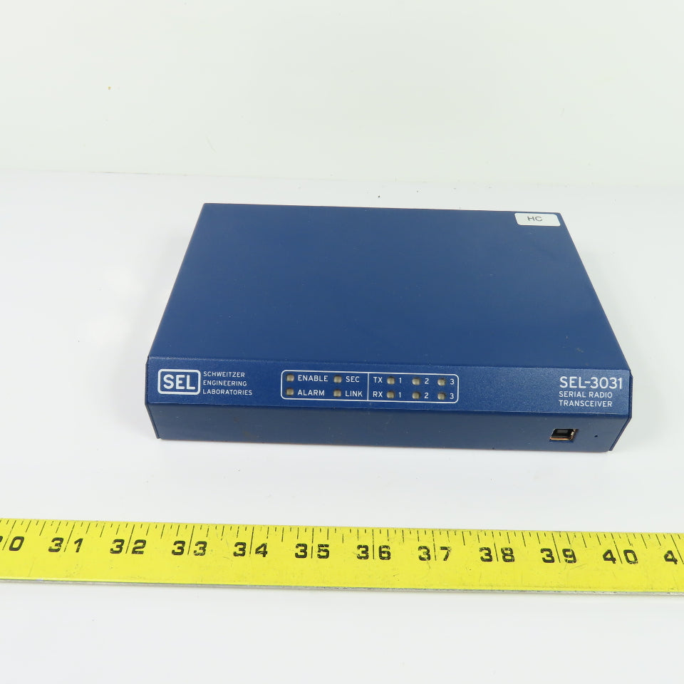 Schweitzer Engineering SEL-3031 900MHz Serial Radio Transceiver 9-30VDC