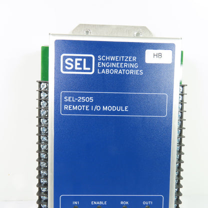 Schweitzer SEL-2505 Remote I/O Module 120/240VAC 125/250VDC 850nm Multimode