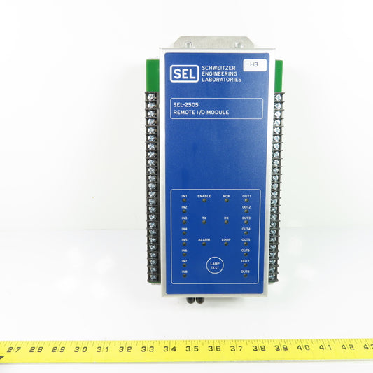 Schweitzer SEL-2505 Remote I/O Module 120/240VAC 125/250VDC 850nm Multimode