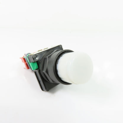 c3controls FVPTT120LW 120VAC Illuminated Push Button Switch White LED