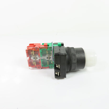 c3controls FVPTT120LW 120VAC Illuminated Push Button Switch White LED