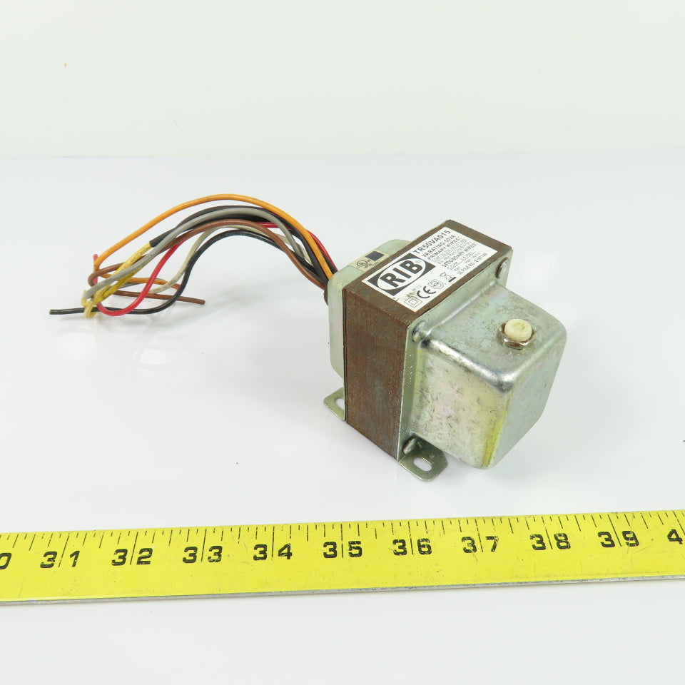 RIB TR50VA015 Class 2 Control Transformer 50VA 120/208/240/277/480V Pri 24V Sec
