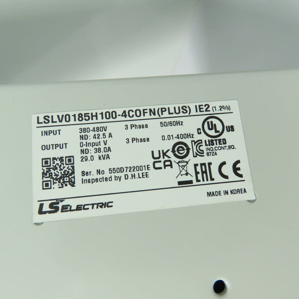LS Electric LSLV0185H100-4COFN(PLUS) 18.5kW Variable Frequency Drive 380-480V