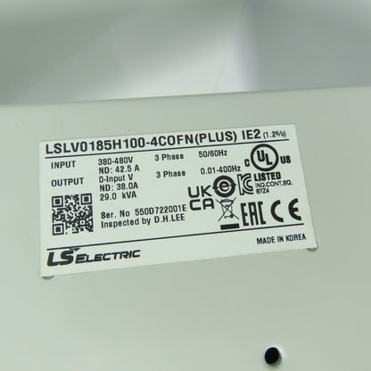 LS Electric LSLV0185H100-4COFN(PLUS) 18.5kW Variable Frequency Drive 380-480V