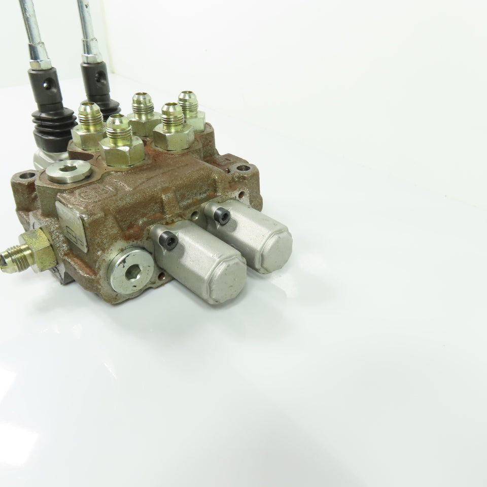 F00001291 2-Spool Manual Hydraulic Directional Control Valve