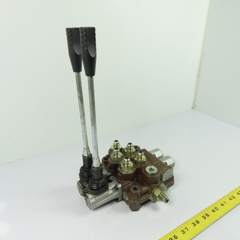 F00001291 2-Spool Manual Hydraulic Directional Control Valve