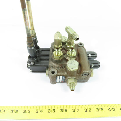 Flo Draulic D2M0037 2-Spool Manual Lever Hydraulic Directional Control Valve
