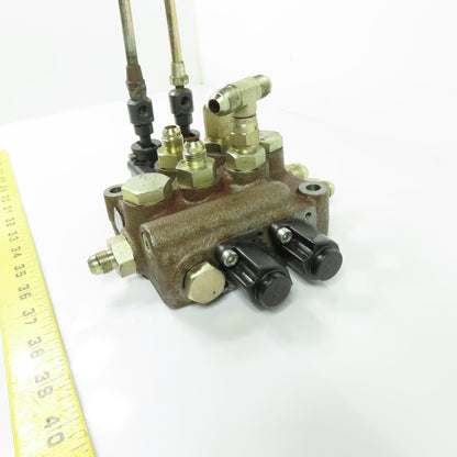 Flo Draulic D2M0037 2-Spool Manual Lever Hydraulic Directional Control Valve