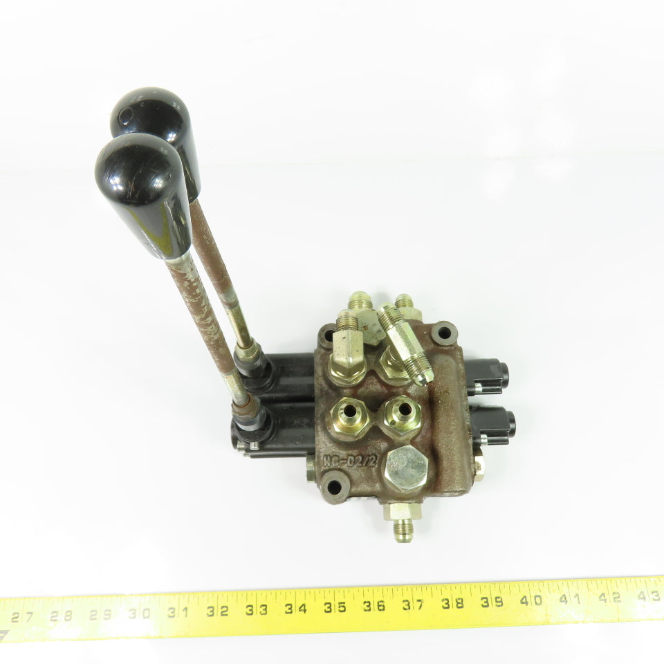 Flo Draulic D2M0037 2-Spool Manual Lever Hydraulic Directional Control Valve