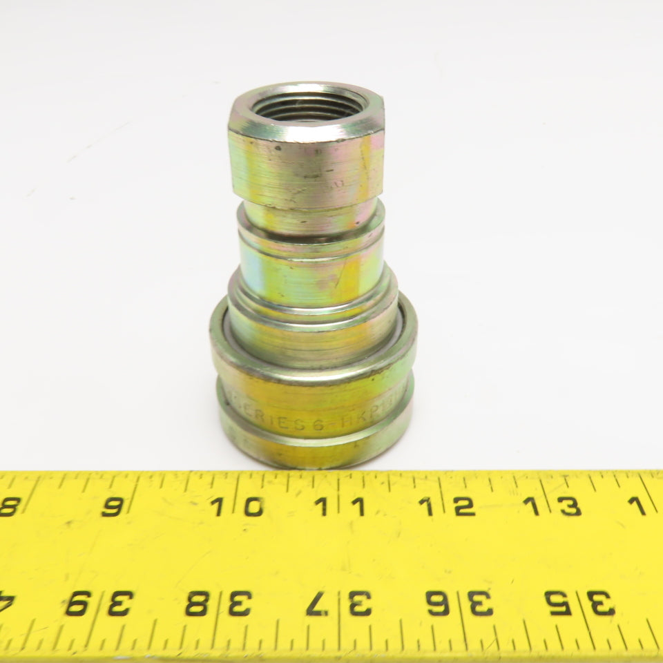 Hansen 6-HKP Quick Disconnect Hydraulic Coupling Socket 3/4" FNPT