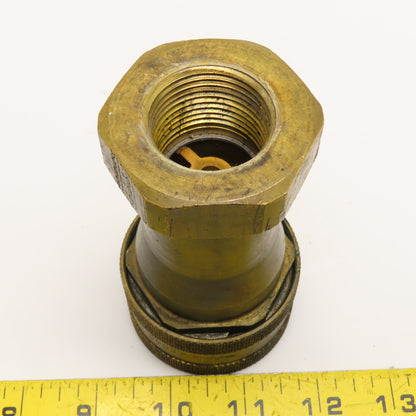 Aeroquip FD45-1088-16-16 1" NPT Brass Quick Disconnect Hydraulic Coupling Socket