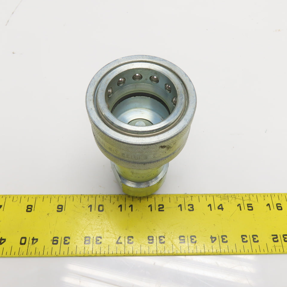 Parker H8-62 Quick Disconnect Hydraulic Coupling Socket 60 Series 1"
