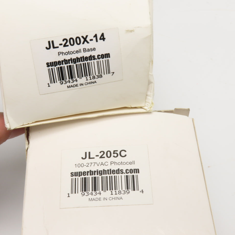 SuperBrightLEDs JL-200X-14 JL-205C Photocell and Twist Lock Base Receptacle Kit