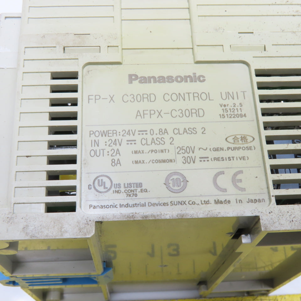 Panasonic AFPX-C30RD FP-X C30RD FP-X C30RD Control Unit PLC 24VDC