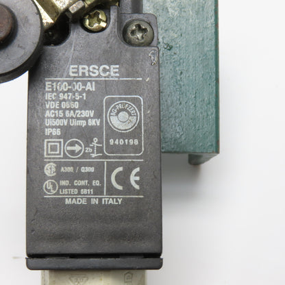 ERSCE E100-00-AI Limit Switch Adjustable Roller Lever 230V