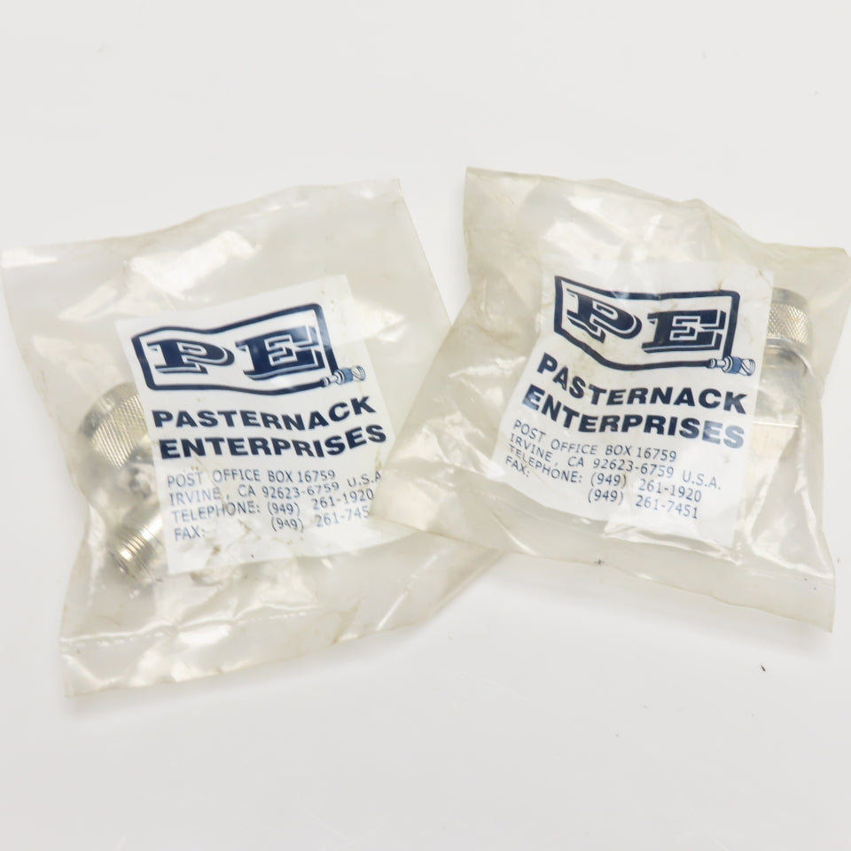 Pasternack PE9086 N Male to N Female Right Angle RF Adapter Lot of 2