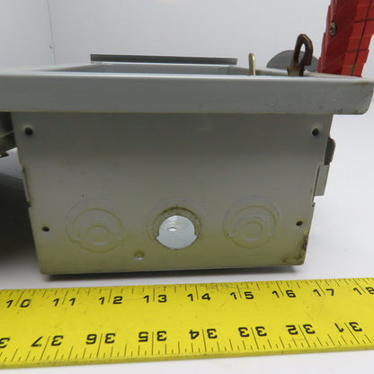 Siemens 30A Fusible Heavy Duty Safety Disconnect Switch 600VAC 250VDC
