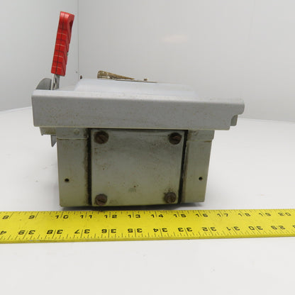 Siemens 30A Fusible Heavy Duty Safety Disconnect Switch 600VAC 250VDC