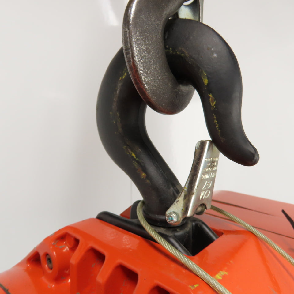 CM Lodestar Model RRS 2Ton 4000LB Electric Chain Hoist 10'Lift 16FPM 3Ph 230/460V