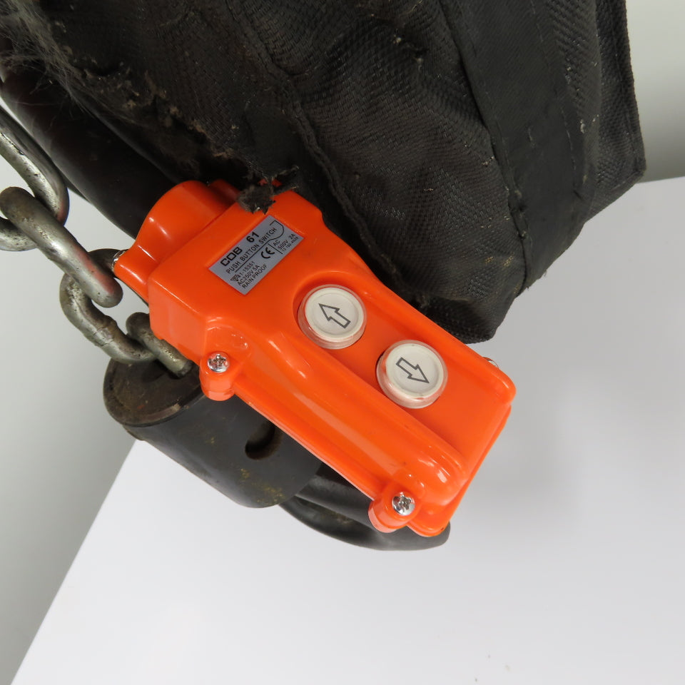 CM Lodestar Model RRS 2Ton 4000LB Electric Chain Hoist 10'Lift 16FPM 3Ph 230/460V