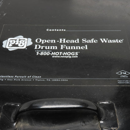 Pig Open-Head Safe Waste 55 Gallon Drum Cover W/ Latching Lid