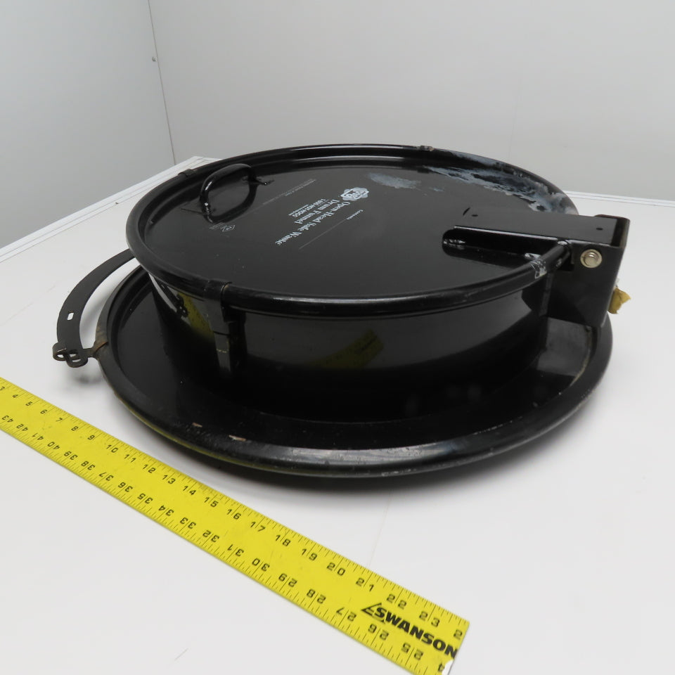 Pig Open-Head Safe Waste 55 Gallon Drum Cover W/ Latching Lid