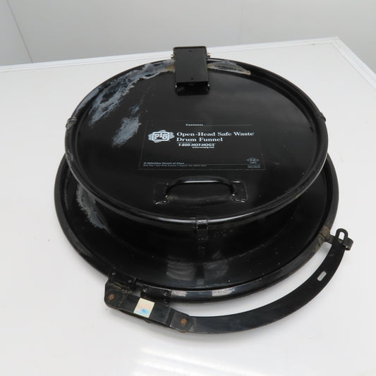 Pig Open-Head Safe Waste 55 Gallon Drum Cover W/ Latching Lid