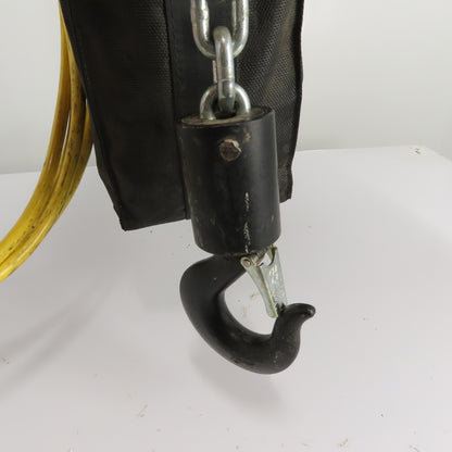 CM Lodestar Model RRS 2Ton 4000LB Electric Chain Hoist 15'Lift 16FPM 3Ph 230/460V