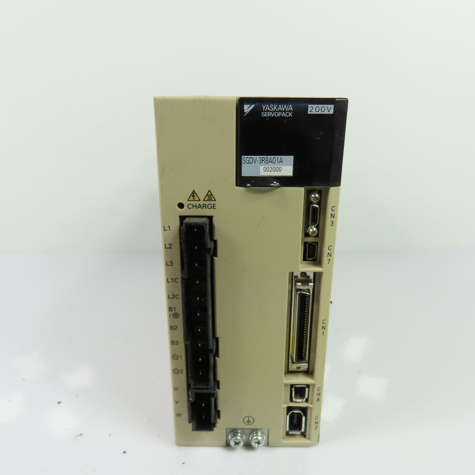 Yaskawa SGDV-3R8A01A002000 Sigma-5 Servopack Servo Drive 500W 3Ph 200-230V