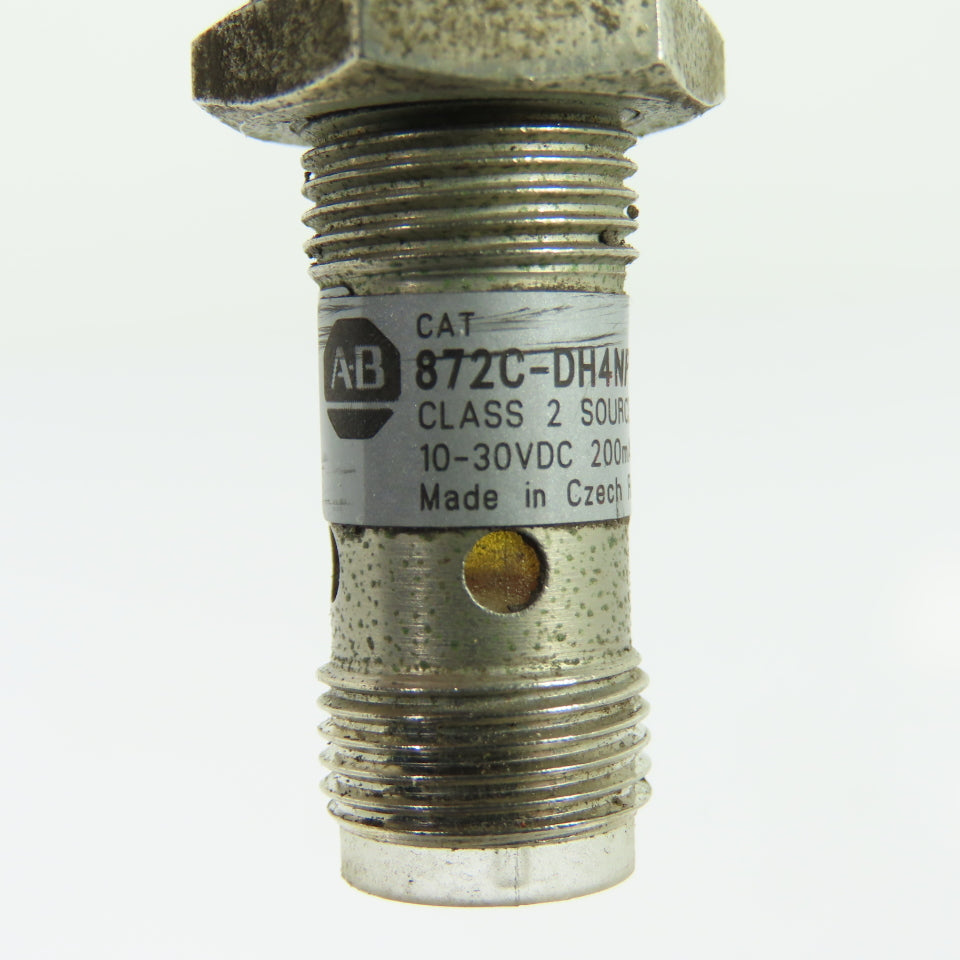 Allen-Bradley 872C-DH4NP12-D4 Inductive Proximity Sensor 10-30VDC 200mA 4-Pin