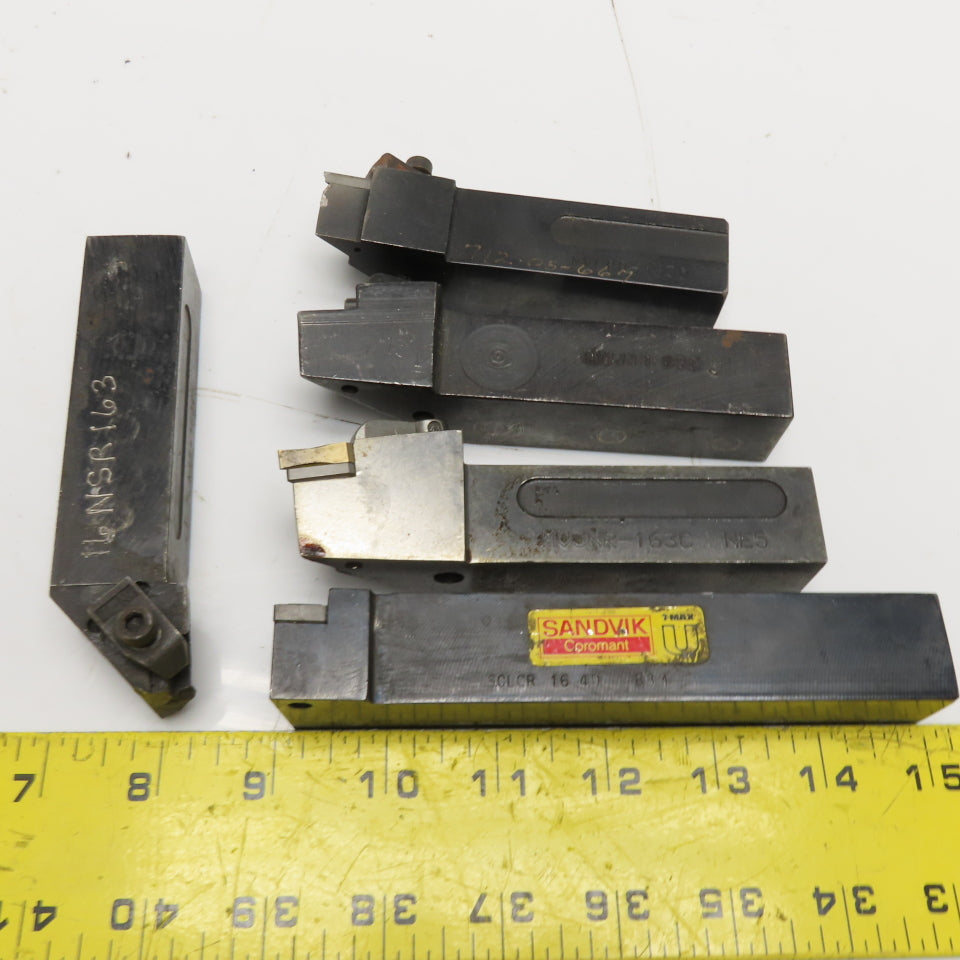 Kennametal Indexable Lathe Boring Bar Tool Holder 1" Shank Lot Of 5