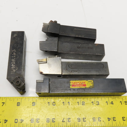 Kennametal Indexable Lathe Boring Bar Tool Holder 1" Shank Lot Of 5