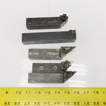 Kennametal Indexable Lathe Boring Bar Tool Holder 1" Shank Lot Of 5