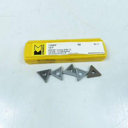 Kennametal T160304P Turning Inserts Lot Of 5
