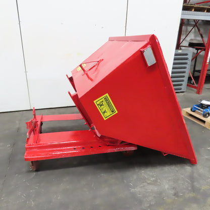 Galbreath H150 1-1/2 Cu Yard Self Dumping Trash Scrap Hopper 2000LB Cap