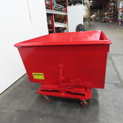 Galbreath H150 1-1/2 Cu Yard Self Dumping Trash Scrap Hopper 2000LB Cap