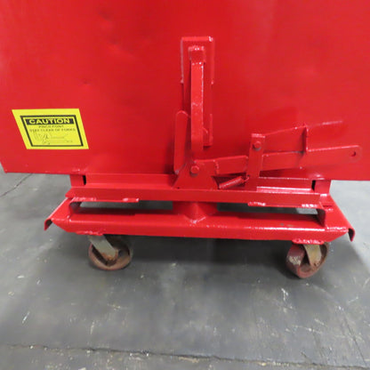 Galbreath H150 1-1/2 Cu Yard Self Dumping Trash Scrap Hopper 2000LB Cap