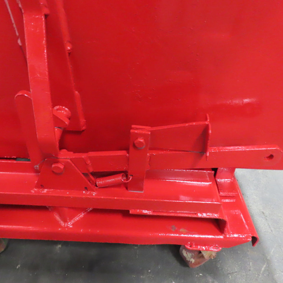 Galbreath H150 1-1/2 Cu Yard Self Dumping Trash Scrap Hopper 2000LB Cap