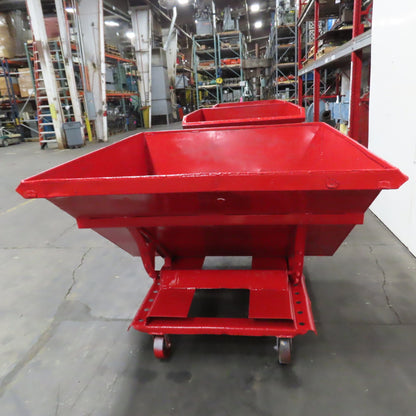 Galbreath H150 1-1/2 Cu Yard Self Dumping Trash Scrap Hopper 2000LB Cap