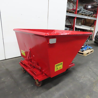 Galbreath H150 1-1/2 Cu Yard Self Dumping Trash Scrap Hopper 2000LB Cap