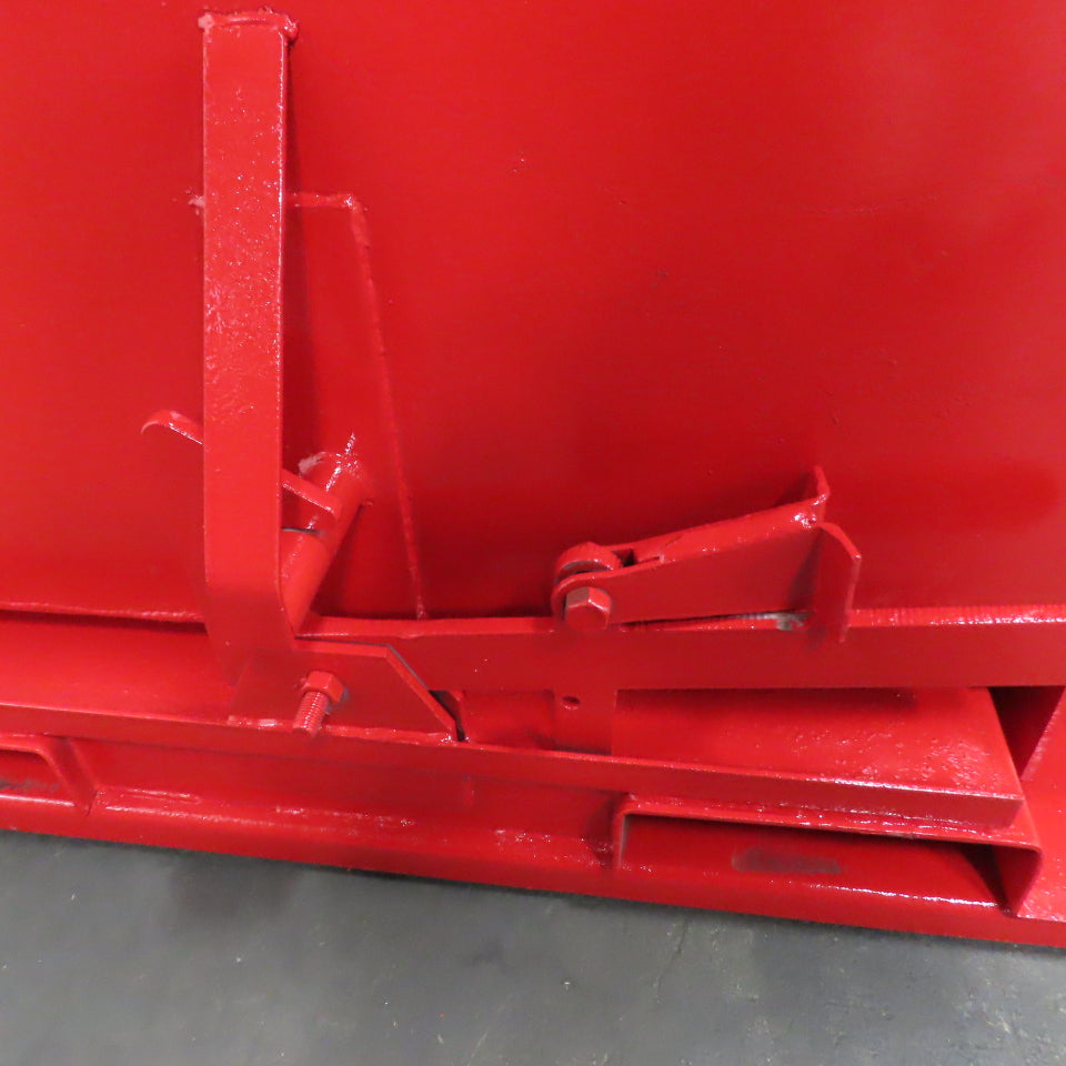 1-1/2 Cu Yard Self Dumping Trash Scrap Hopper 62" x 53" x 41" ID