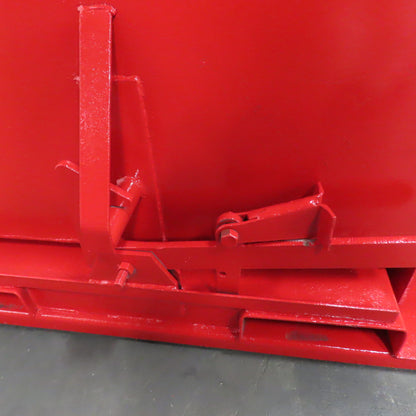 1-1/2 Cu Yard Self Dumping Trash Scrap Hopper 62" x 53" x 41" ID