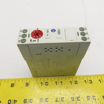 Allen-Bradley 700-FSB3AU23 Electronic Off-Delay Timing Relay 0.05-1s 24-240VAC