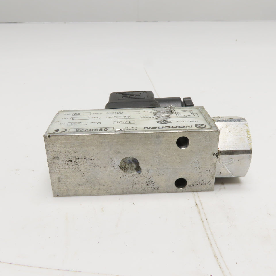 Norgren 0880228 Electromechanical Pressure Switch 0.2-4 Bar 80 Bar Max 250V