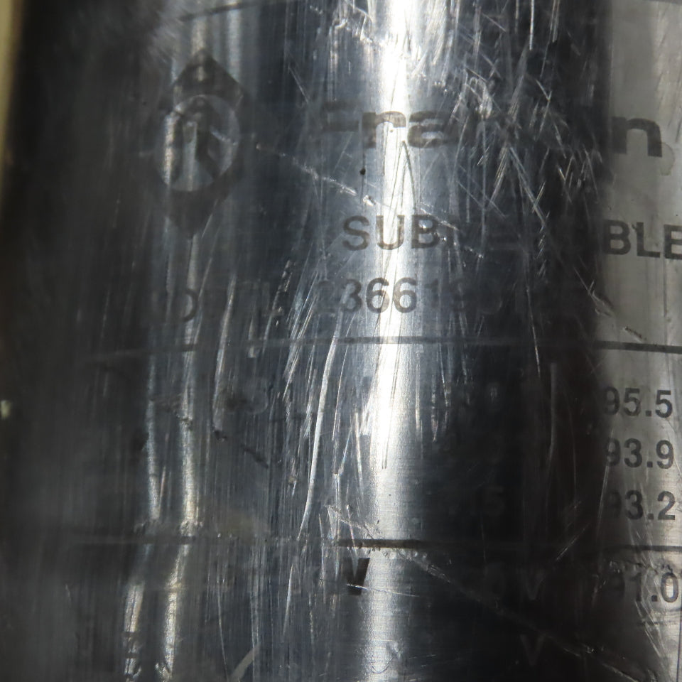 Franklin 2366198125 6" Submersible Motor W/ Goulds 09RCLC06066ATS 2 Stage Pump