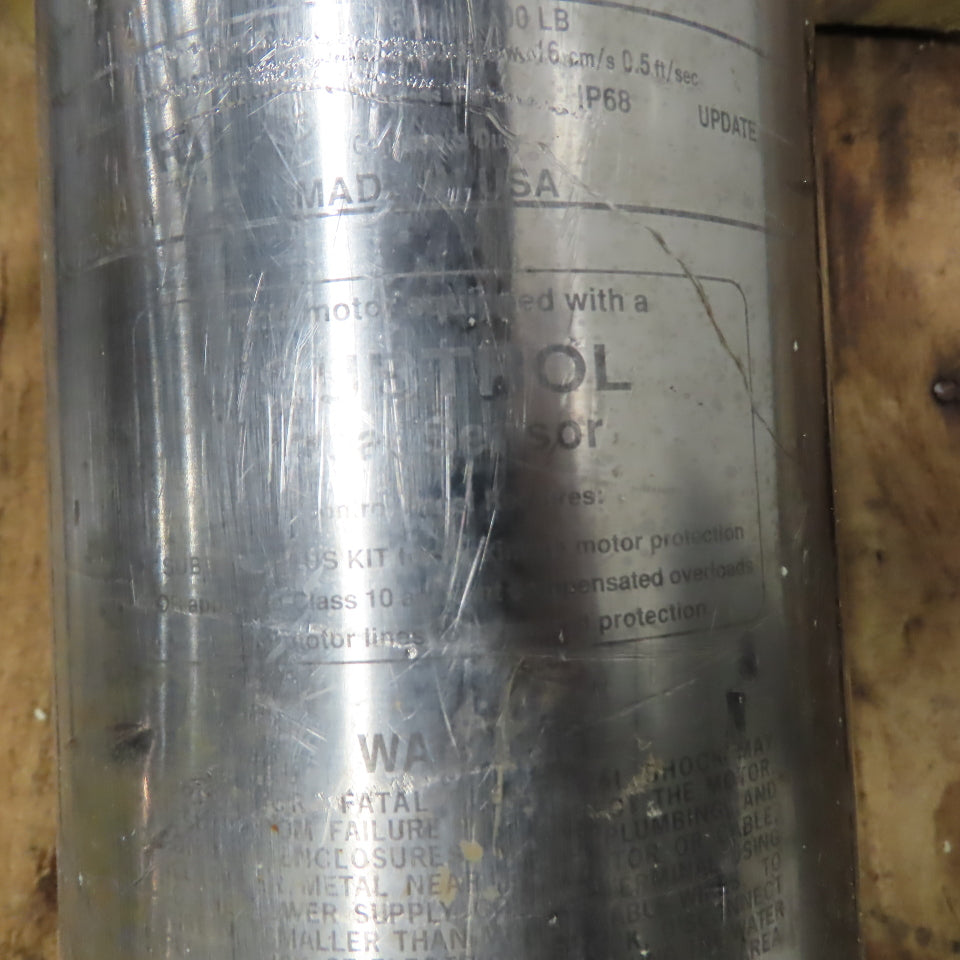 Franklin 2366198125 6" Submersible Motor W/ Goulds 09RCLC06066ATS 2 Stage Pump