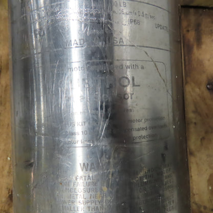 Franklin 2366198125 6" Submersible Motor W/ Goulds 09RCLC06066ATS 2 Stage Pump