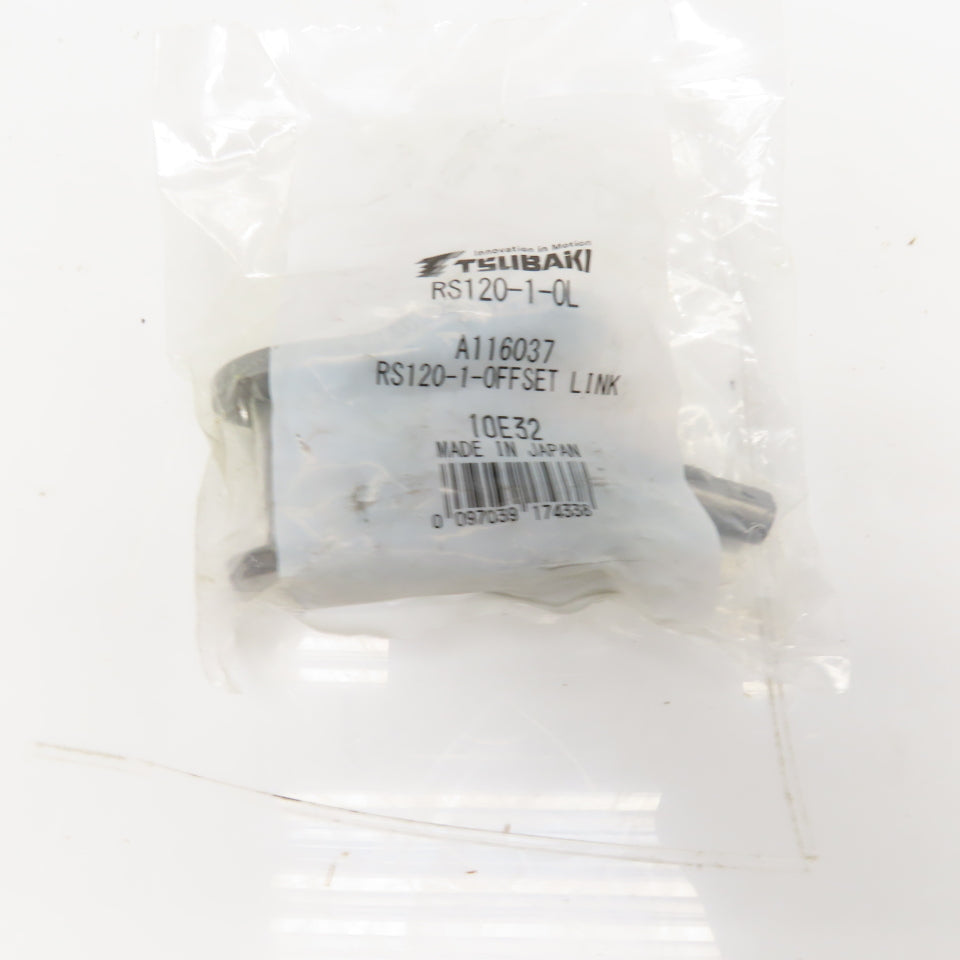 Tsubaki RS120-1-OL Cottered Roller Chain Offset Link