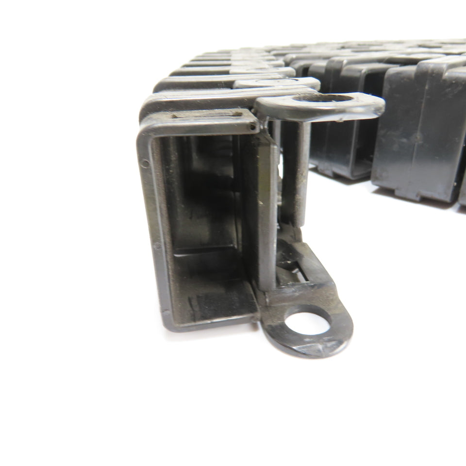 48mm x 23mm Plastic Cable Carrier Drag Chain Track 10' 6" Long