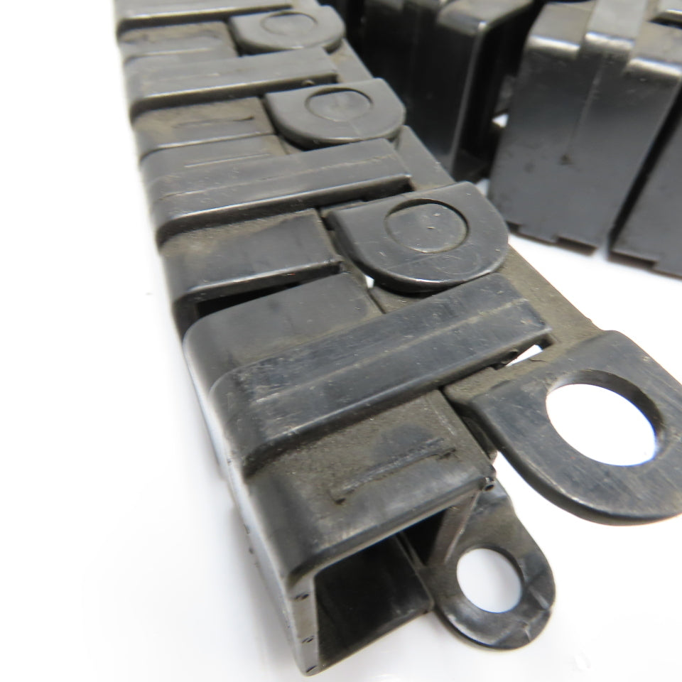 48mm x 23mm Plastic Cable Carrier Drag Chain Track 10' 6" Long